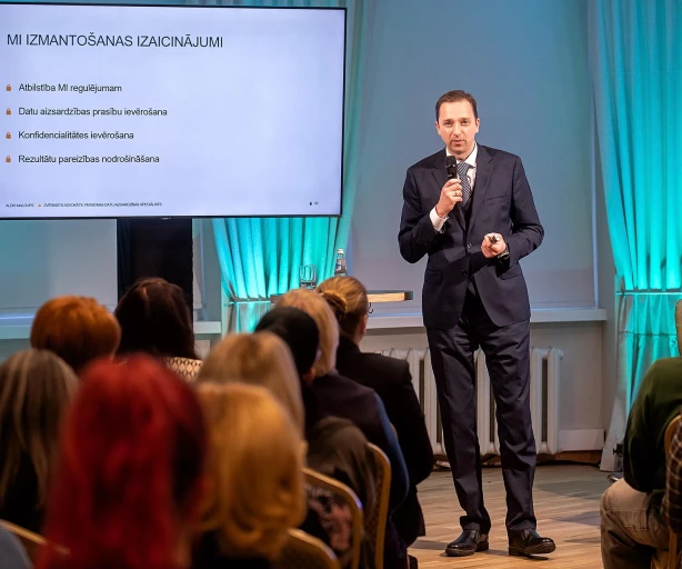 Personas datu drošība MI laikmetā — Aldis Maldups Bilances konferencē 2025