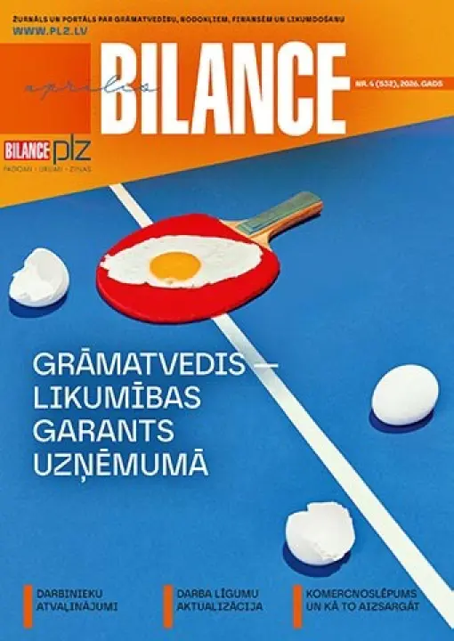 žurnāla Bilance Nr. 4 (532), 2026. gada aprīļa vāks