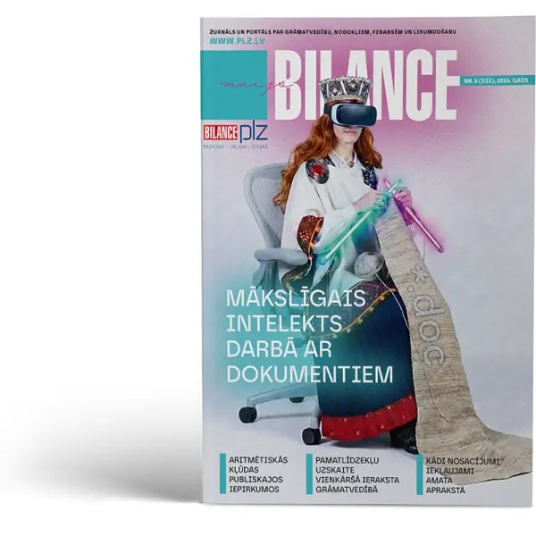 žurnāls Bilance Nr. 5 (533), 2026. gada maijs