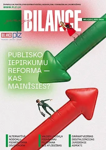 žurnāls Bilance Nr. 6 (534), 2026. gada jūnijs