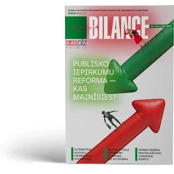 žurnāls Bilance Nr. 6 (534), 2026. gada jūnijs