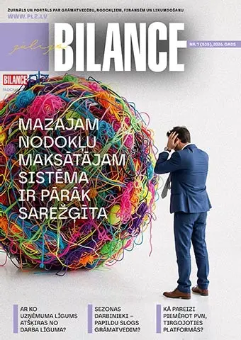 žurnāla Bilance Nr. 7 (535), 2026. gada jūlija vāks