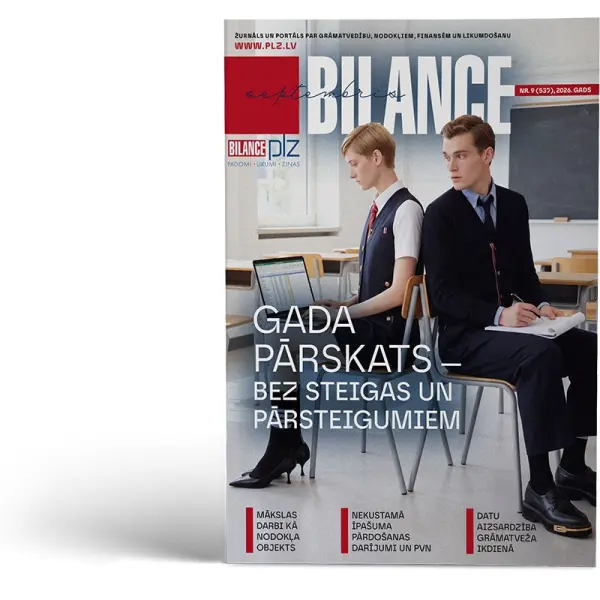 žurnāls Bilance Nr. 9 (537), 2026. gada septembris