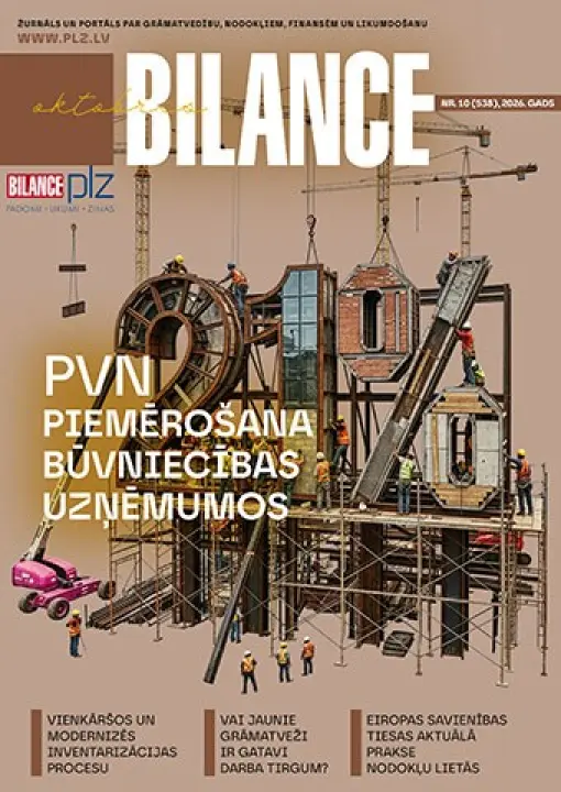 žurnāls Bilance Nr. 10 (538), 2026. gada oktobris