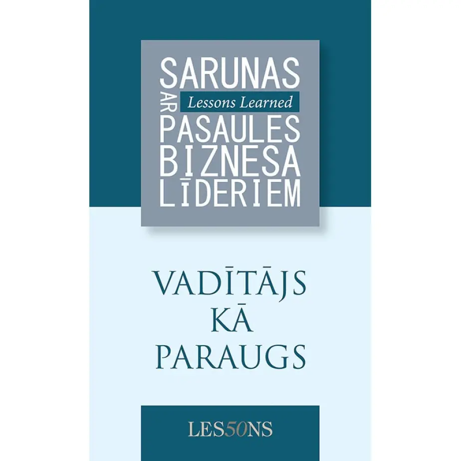 VADĪTĀJS KĀ PARAUGS
