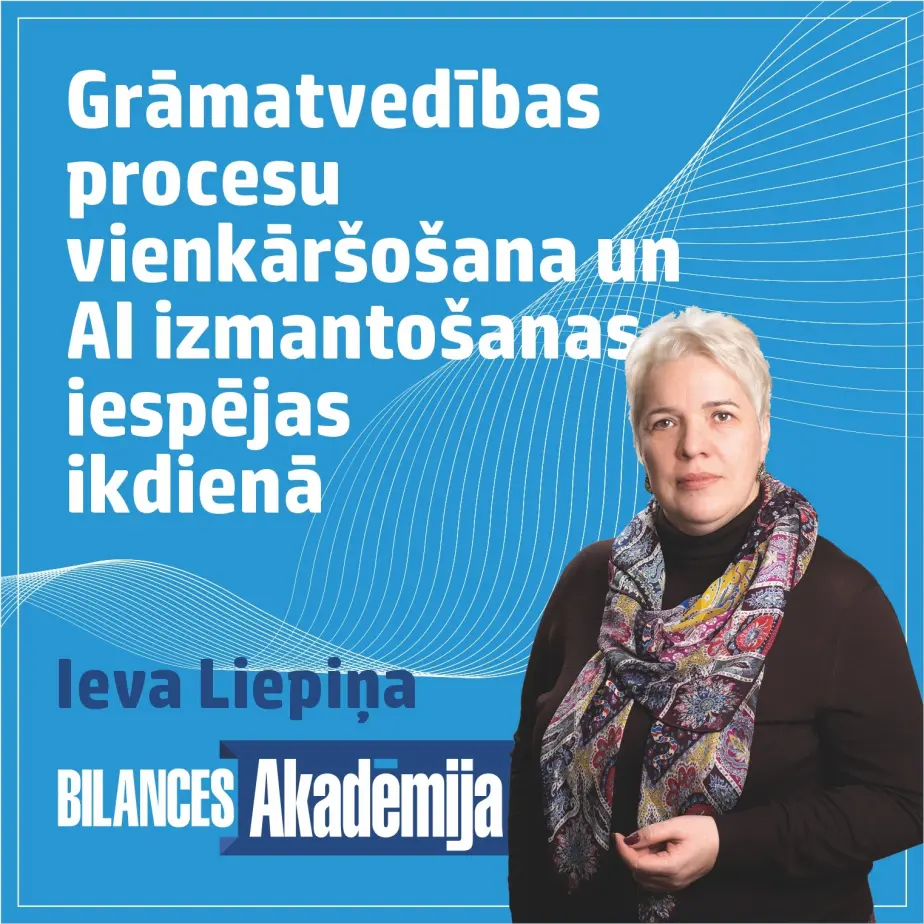 Grāmatvedības procesu vienkāršošana un AI izmantošanas iespējas ikdienā. E-seminārs