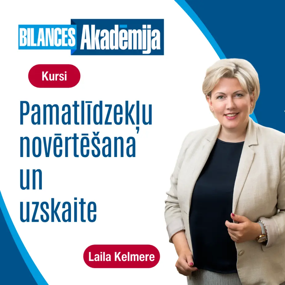 Kursi: Pamatlīdzekļu novērtēšana un uzskaite no 10.04.2026.