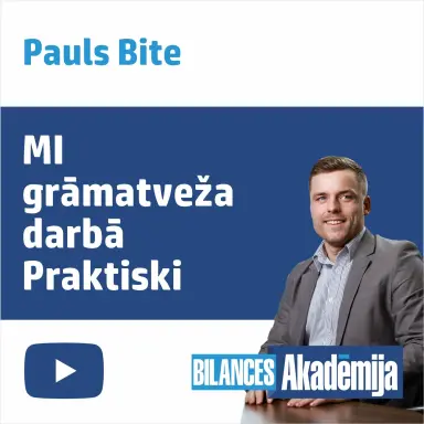 MI grāmatveža darbā. Praktiski. E-semināra videoieraksts