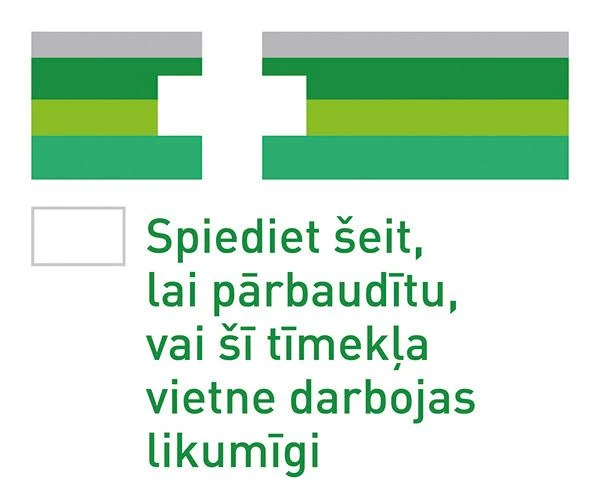 Pēc vienota logo var atpazīt tās interneta aptiekas, kuras strādā likumīgi