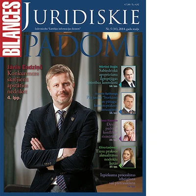 Žurnāla Bilances Juridiskie Padomi maija numurā lasiet