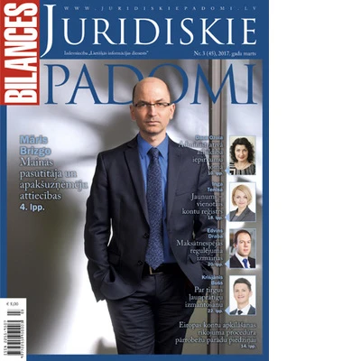 BILANCES JURIDISKIE PADOMI marta numurā lasiet
