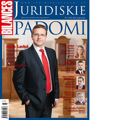 BILANCES JURIDISKIE PADOMI maija numurā lasiet