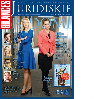 BILANCES JURIDISKIE PADOMI februāra numurā lasiet