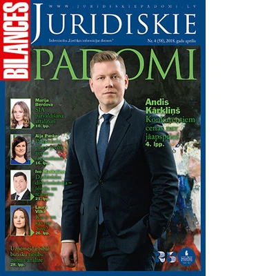 BILANCES JURIDISKIE PADOMI aprīļa numurā lasiet