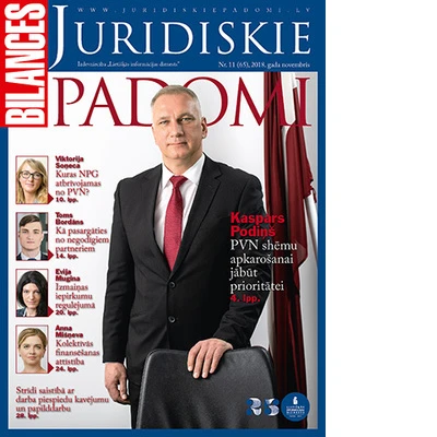 BILANCES JURIDISKIE PADOMI novembra numurā lasiet