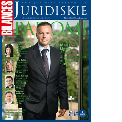 BILANCES JURIDISKIE PADOMI augusta numurā lasiet