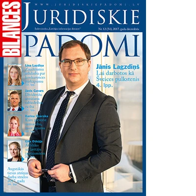 BILANCES JURIDISKIE PADOMI decembra numurā lasiet