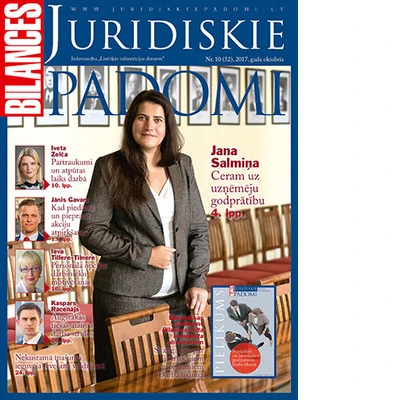 BILANCES JURIDISKIE PADOMI oktobra numurā lasiet