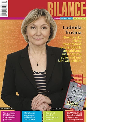 Žurnāla Bilance februāra pirmajā jeb 2014. gada 3. numurā lasiet
