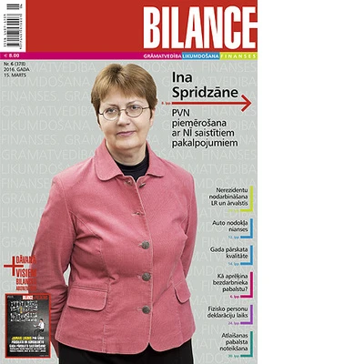 Žurnāla BILANCE marta otrajā numurā lasiet