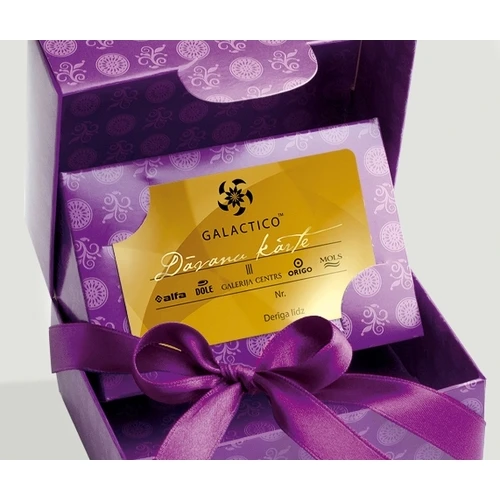 Galactico dāvanu karte - veids, kā pateikt paldies