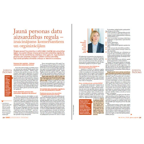 Jaunā personas datu aizsardzības regula – izaicinājums komersantiem un organizācijām jau patlaban