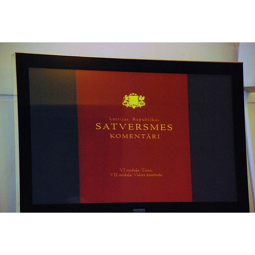 Izdota grāmata "Latvijas Republikas Satversmes komentāri. VI nodaļa. Tiesa. VII nodaļa. Valsts kontrole"