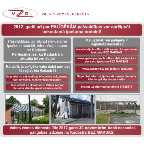 Jaunā kadastrālās vērtēšanas koncepcija paredz pilnveidot datu ieguvi