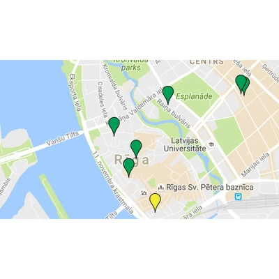 Būvdarbu kontroles interaktīvā karte sniedz pārskatu par uzraudzītajiem objektiem