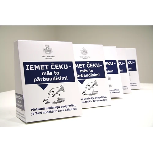 VID atklāj jaunu akciju "Iemet čeku - mēs to pārbaudīsim!"