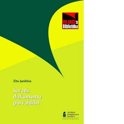 Jauna grāmata - IEVADS DOKUMENTU PĀRVALDĪBĀ