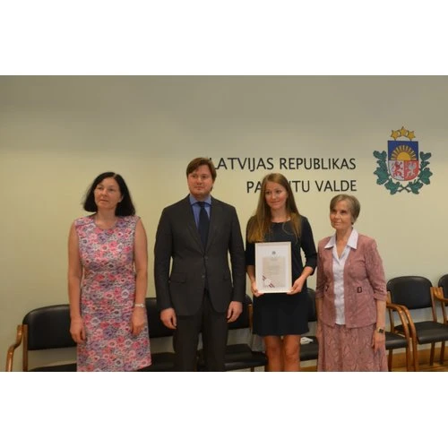 Patentu valde svinīgi izsniegusi 70 000. preču zīmi