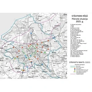 Rīgas pilsētai izstrādā stāvparku sistēmas attīstības plānu