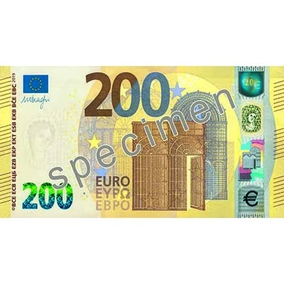 Nākampavasar apgrozībā tiks laistas jaunas 100 un 200 eiro banknotes