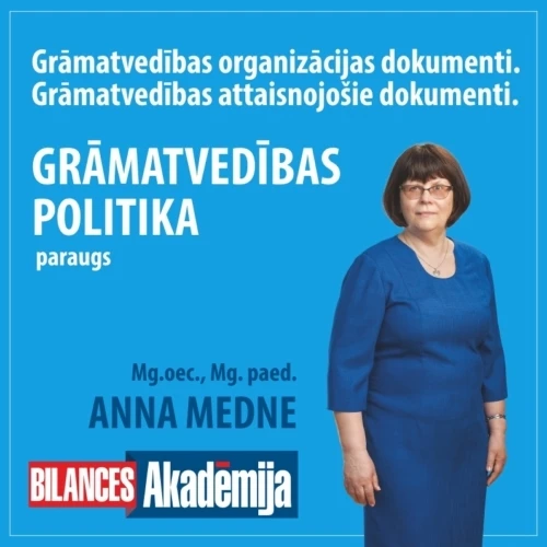 Video ierakstā skatāms seminārs par grāmatvedības organizācijas dokumentiem