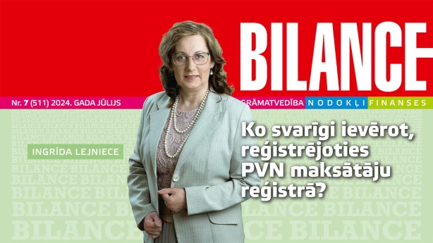BILANCES jūlija numurā lasiet