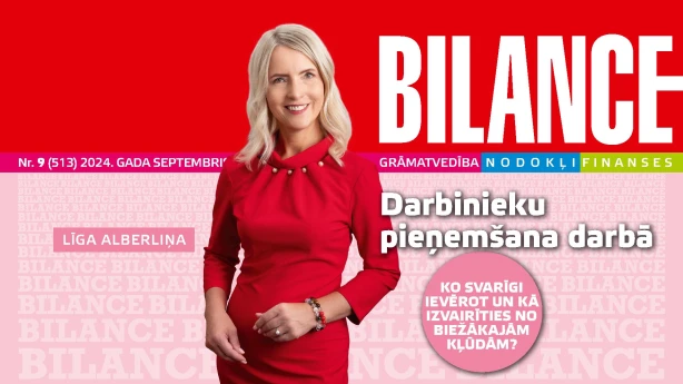 BILANCES septembra numurā lasiet