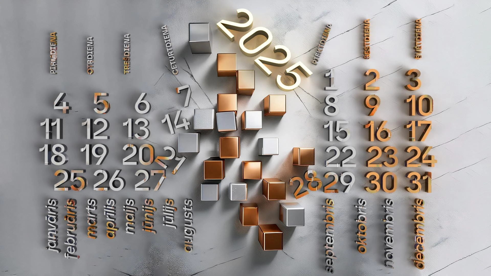 Kuras darba dienas pārceltas 2025. gadā?