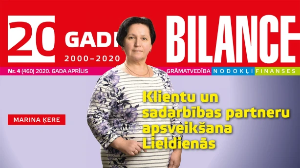 BILANCE aprīļa numurā lasiet
