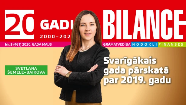 BILANCE maija numurā lasiet