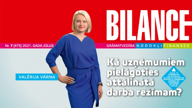 BILANCES jūlija numurā lasiet