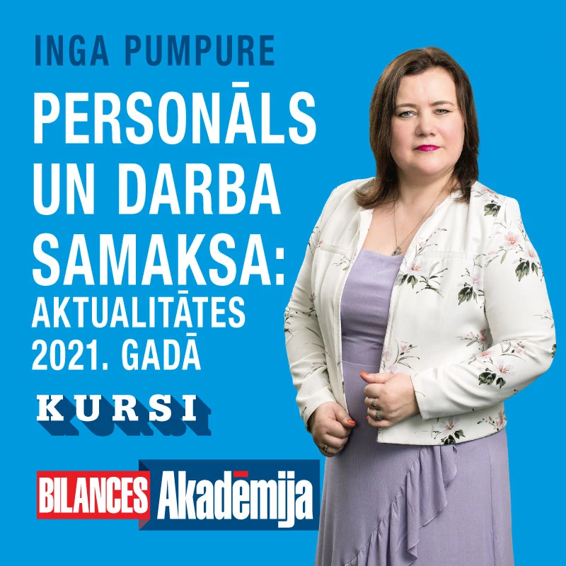 Kursi “Personāls un darba samaksa: Aktualitātes 2021. gadā” interneta tiešraidē (10.11.2021.-15.12.2021.)