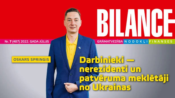 BILANCES jūlija numurā lasiet