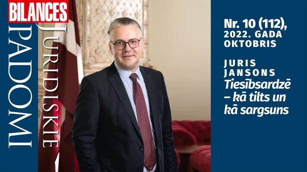 BILANCES JURIDISKIE PADOMI oktobra numurā lasiet
