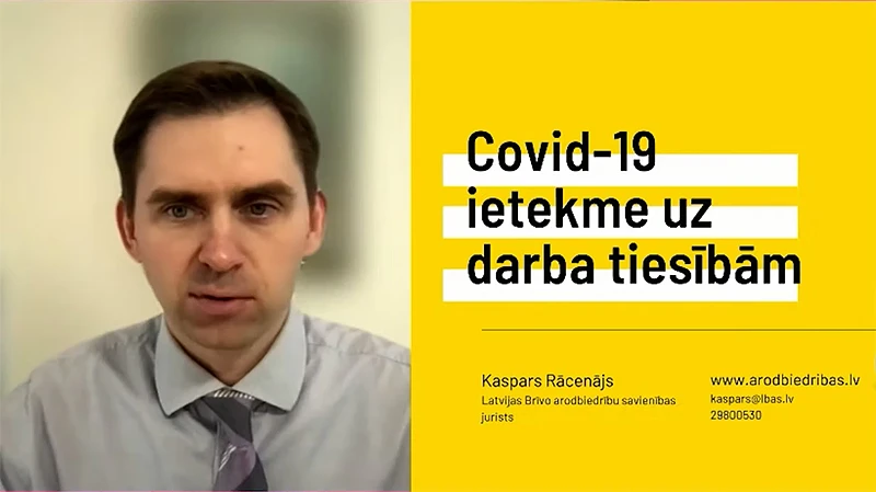 Darba tiesību piemērošanās pandēmijas realitātei. Video no "Bilances" konferences