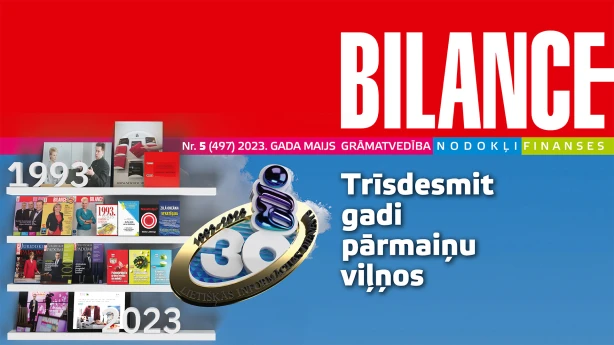 BILANCES maija numurā lasiet