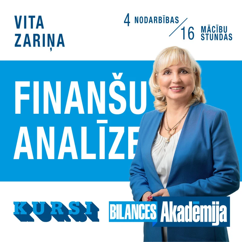Kursi “Finanšu analīze” interneta tiešraidē (05.10.2023.-26.10.2023.)
