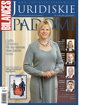 BILANCES JURIDISKIE PADOMI februāra numurā lasiet