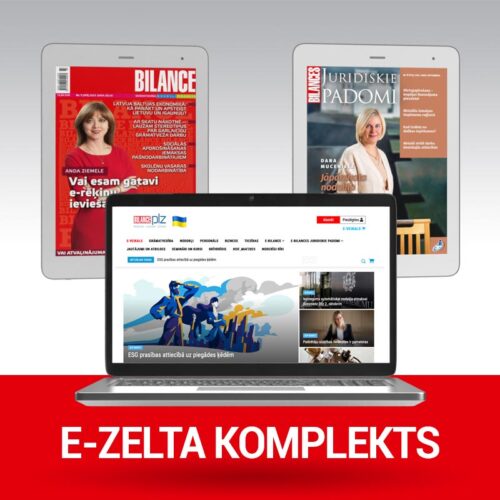 E-BILANCES ZELTA KOMPLEKTS foto