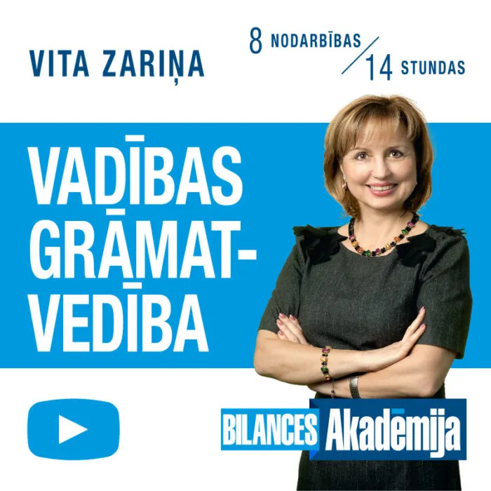 Kursi: VADĪBAS GRĀMATVEDĪBA – videoieraksts (8 nodarbības)